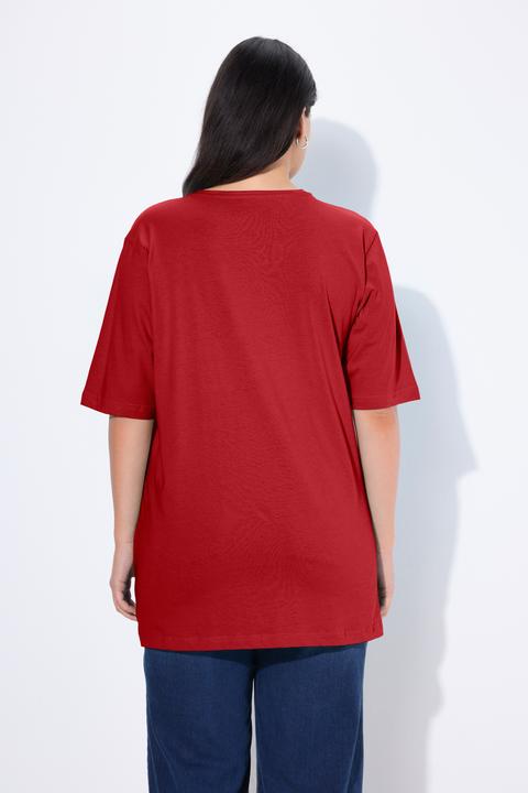 Produktbild Ulla Popken T-Shirt, V-Ausschnitt, Relaxed, Halbarm (50, 52)
