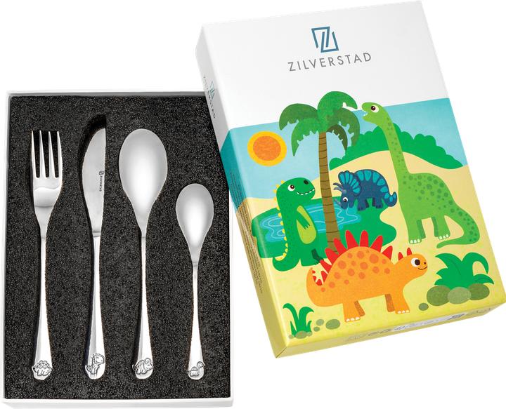 Produktbild Zilverstad Kinderbesteck Dino