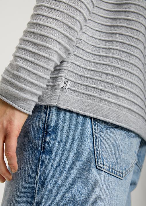Produktbild s.Oliver Strickpullover Pullover mit Strukturmuster aus Viskosemix (M)