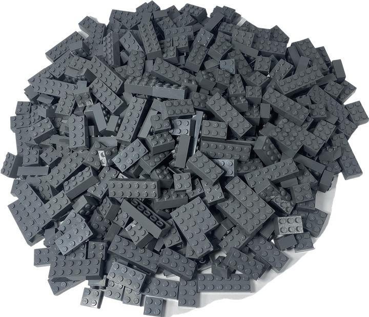 Productafbeelding LEGO Bouwstenen Donkergrijs Basic Mix - NIEUW! Lot 250x (LEGO Klassiek)