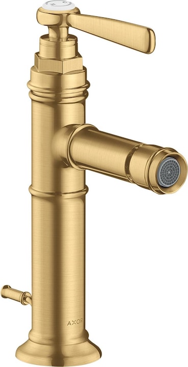 Actual product image Axor Hand-sized Montreux single-lever bidet mixer with lever handle and pop-up waste