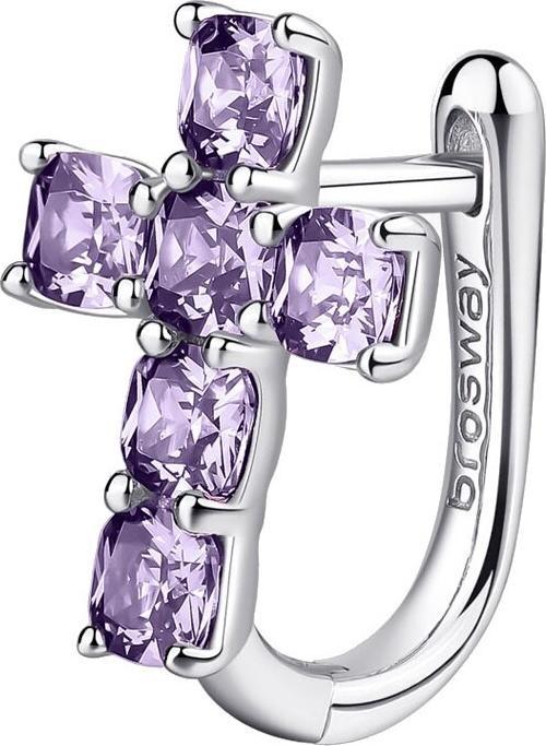 Image du produit Brosway Boucles d'oreilles simples stylées Fancy Magic Purple FMP21