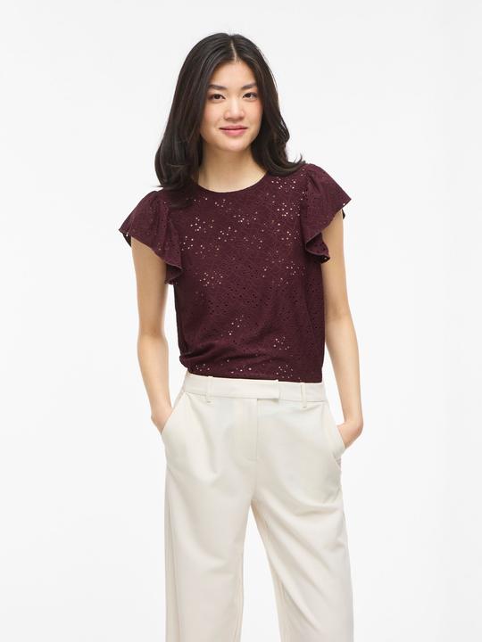 Immagine prodotto Vila VIKAWA Rundhals Oberteil mit kurzen Ärmeln (M)