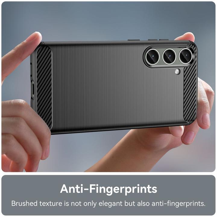Produktbild Amazon Hülle für Samsung Galaxy S24 Plus 5G Schutz Handy Case Cover Carbon Etuis Bumper (Samsung Galaxy S24+)