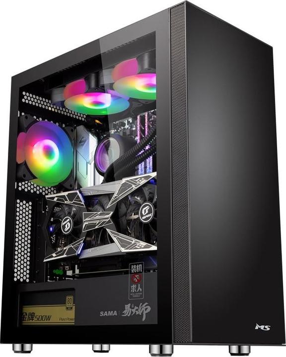 Actual product image M & M's Armor V500 Midi Tower Black (ATX, mATX, Mini-ATX)