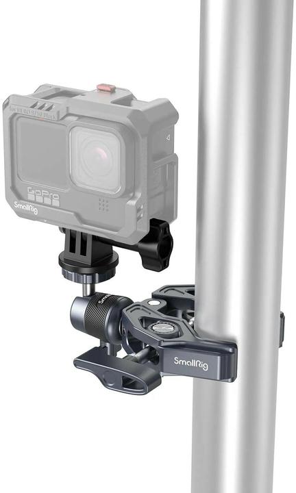 Immagine prodotto SmallRig Morsetto Super con attacco a testa sferica a 360° per fotocamere d'azione 4102B