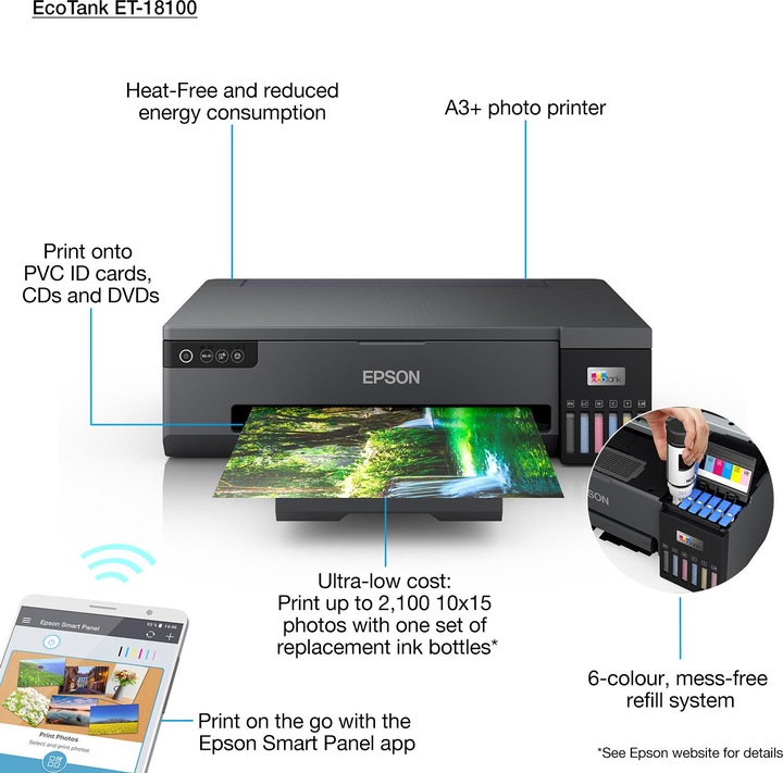 Actual product image Epson EcoTank ET-18100 (Ink tank, Colour)