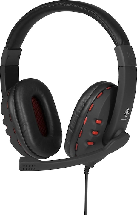 Actual product image Deltaco GAM-023DE Gaming On Ear Headset Wired Stereo Black (Cable)