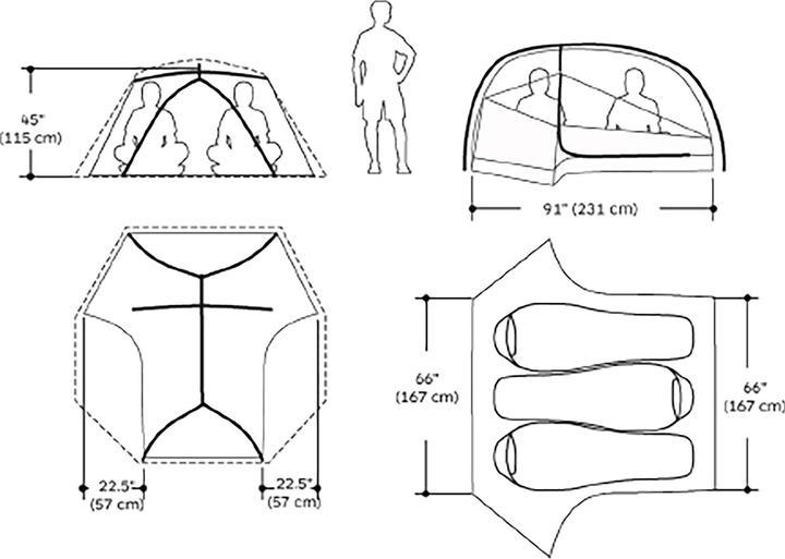 Produktbild Marmot Trailfin 3P (Kuppelzelt, 2.87 kg, 3 Personen)