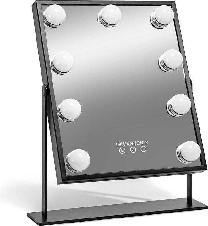 Actual product image Cimi Makeup Artist Spejl med 9 kraftige LED prer - Sort