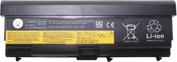 Produktbild Lenovo Akku Thinkpad L410, L510, T410, T510 (6 Zellen, 6600 mAh)