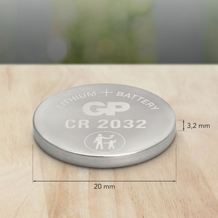 Produktbild GP Batteries Knopfzelle Lithium (10 Stk., CR2032, 220 mAh)