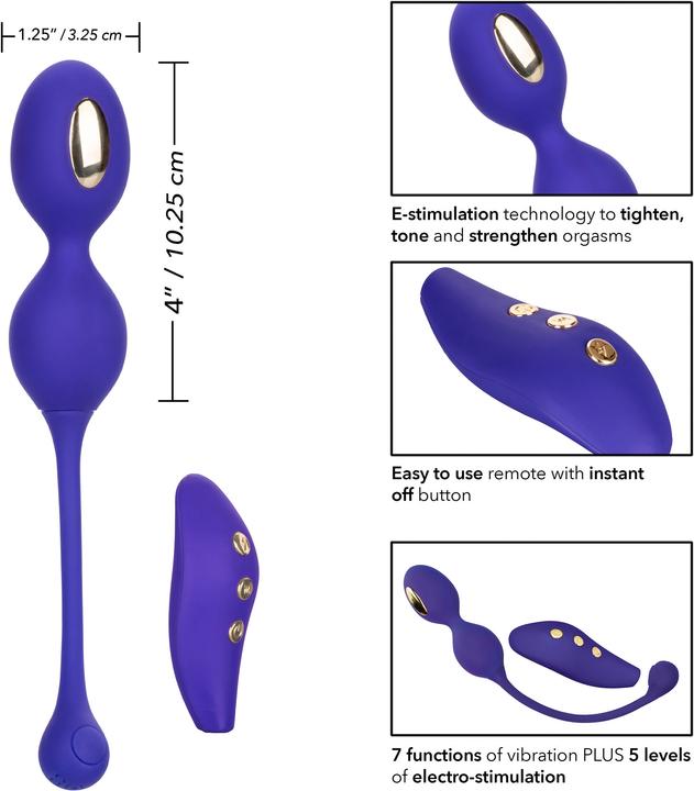 Immagine prodotto CalExotics Esercitatore a doppio cono E-Stim