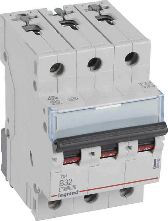Actual product image Legrand Circuit breaker Tx3 403405 Ls B32A 3P 6Ka 3M 403405
