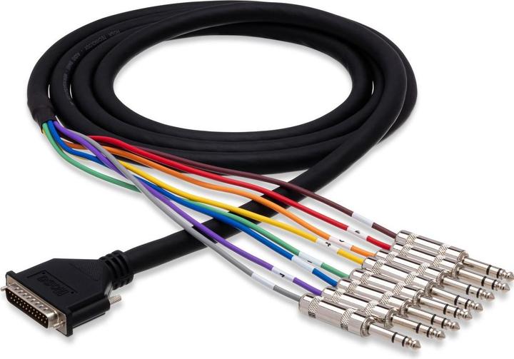 Hosa DTP-803 Multicore DB25 vers jack 6,3mm 3m (3 m, jack 6.3mm)