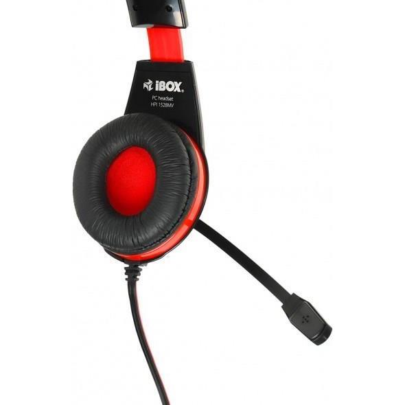 Thumbnail - iBox HPI 1528MV CORDED HEADPHONES (Kabelgebunden), Gaming Headset, Schwarz