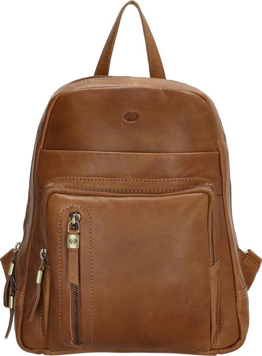 Actual product image Micmacbags Hide & Stitches Daydreamer Backpack - Cognac - 100% Leather