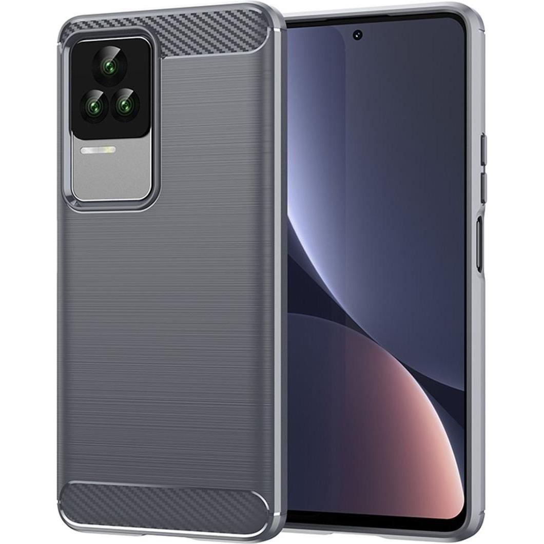 König Design Hülle Handy Schutz für Xiaomi Sony Samsung Case Cover Bumper Carbon Optik Etuis (Xiaomi Redmi K40s), Smartp...