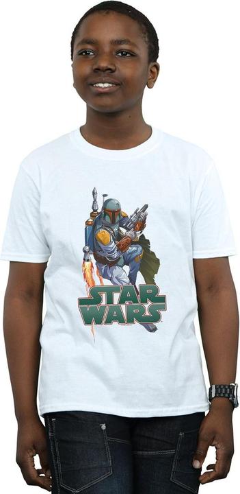 Produktbild Star Wars Boba Fett Fired Up TShirt Jungen (128)