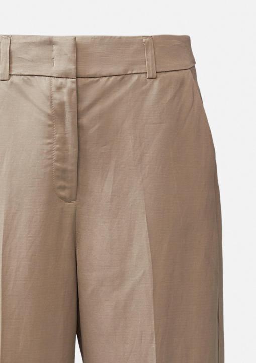 Actual product image Comma Hose Schimmernde Marlenehose aus Leinenmix mit Formbund (44)