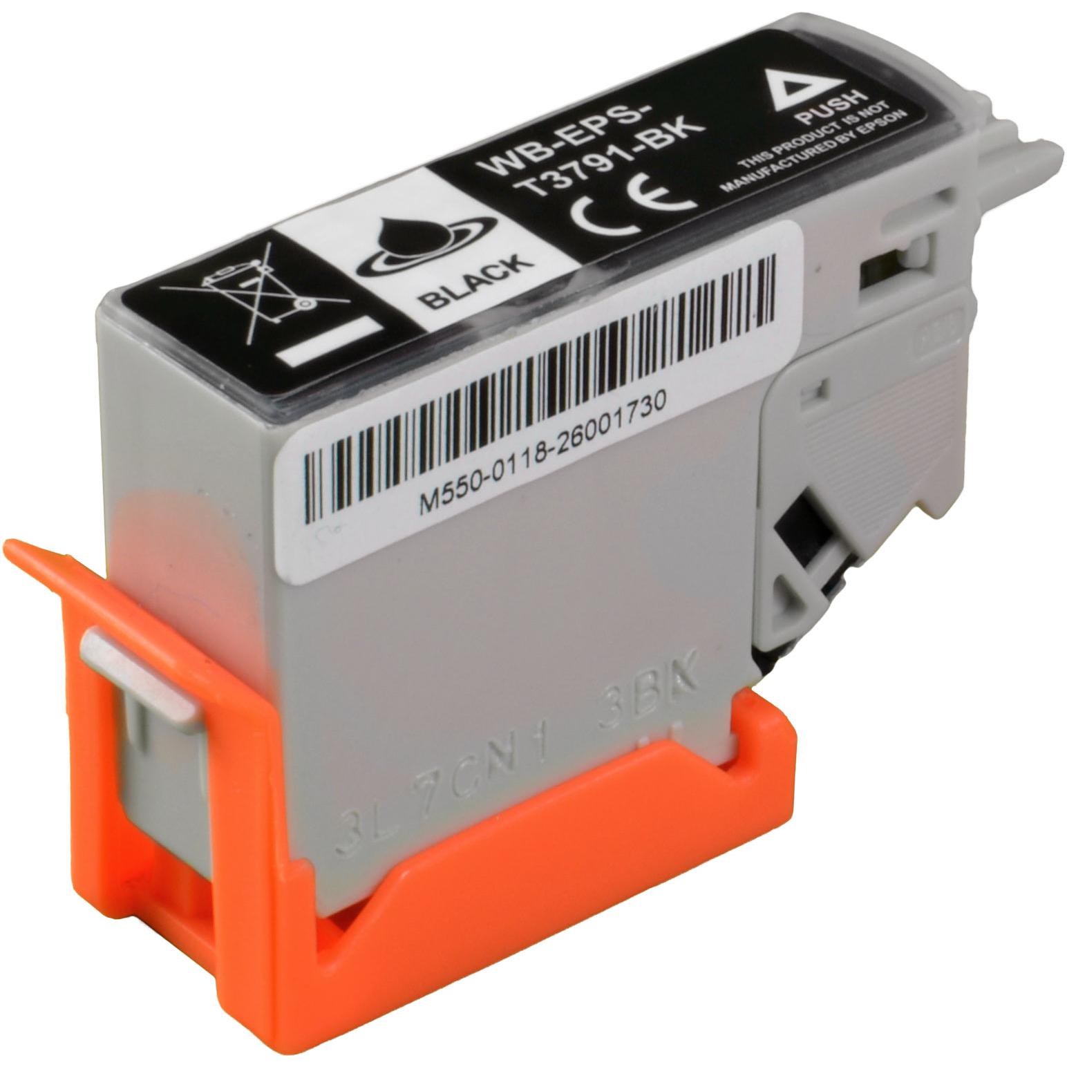 Ampertec, Druckerpatrone, Tinte ersetzt Epson C13T37914010 378XL black (BK)