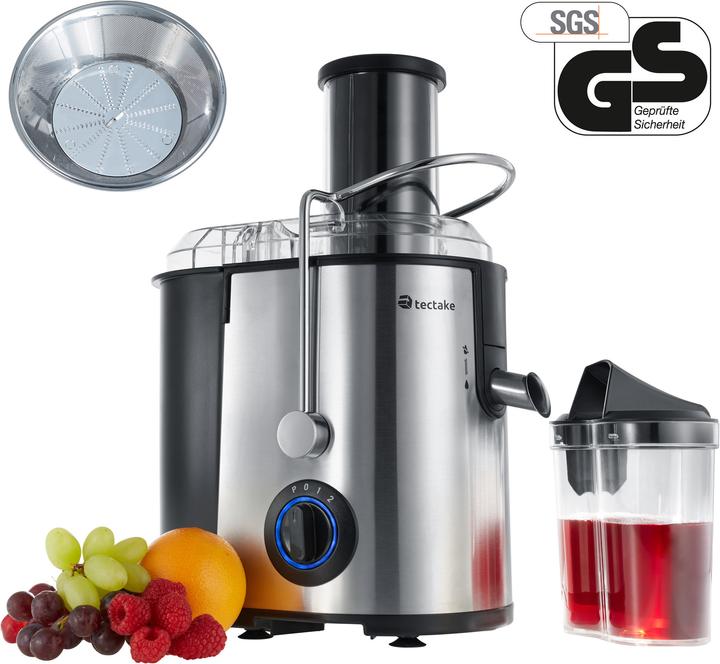 Actual product image tectake juicer juicer machine slow juicer juice maker citrus juicer