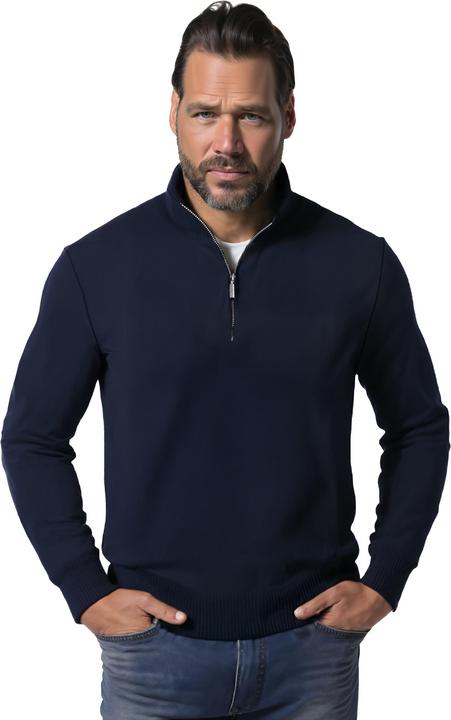 Produktbild JP1880 JP 1880 Stricktroyer, Stehkragen, Zipper, Langarm, bis 7 XL (L)