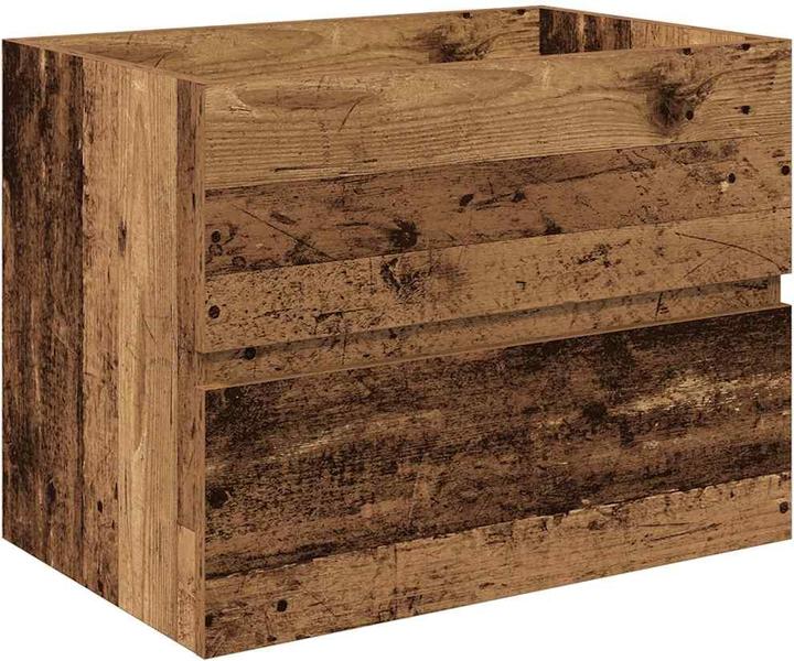 Produktbild vidaXL Waschbeckenunterschrank mit Einbaubecken und Wasserhahn Bad Waschtisch