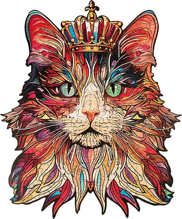 Produktbild Robotime Holzpuzzle 'CAT KING' (200 Teile)