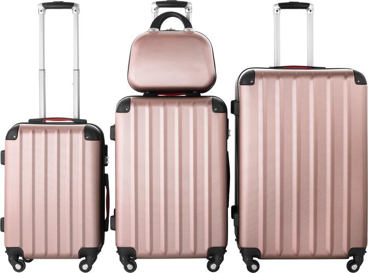 Immagine prodotto tectake Set di valigie Valigie Trolley Set di trolley Hardcase (90 l, M (50 - 90l))