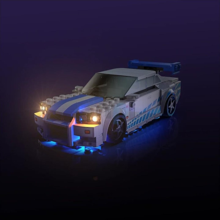 Produktbild Light my bricks LMB 2.0 LED Licht Set für LEGO 76917 Speed Champions Nissan Skyline GT-R (R34)