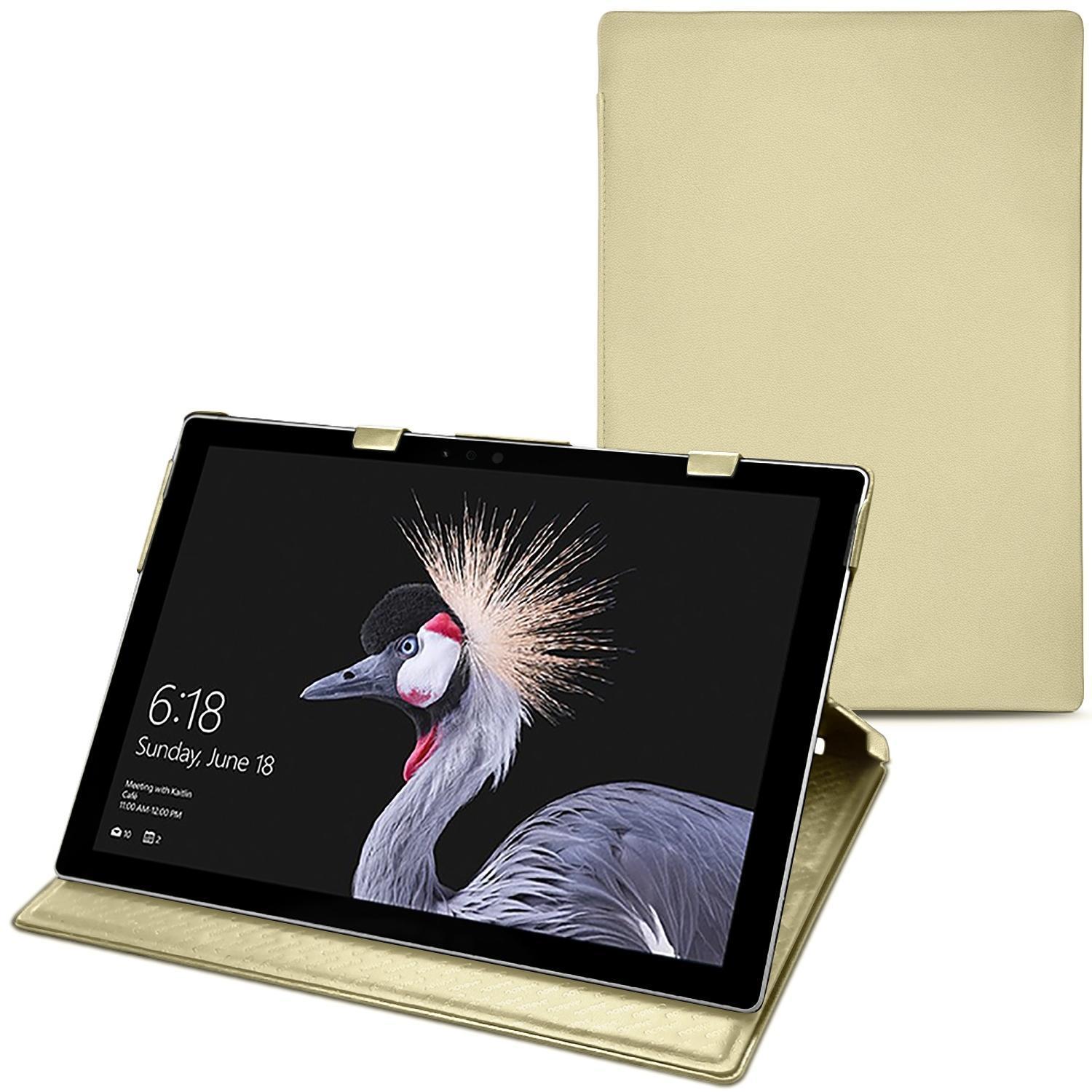 Noreve Lederschutzhülle (12.30", Microsoft), Notebooktasche, Beige