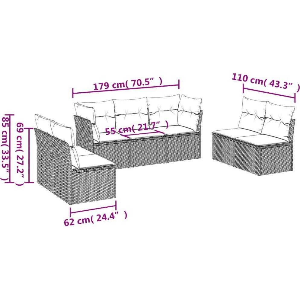 Thumbnail - VidaXL, Gartenlounge, Shara