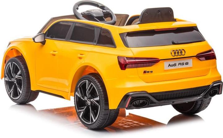 Lean Toys Leantoys Elektrischer Gehwagen Audi RS6 BRD-2118 Gelb