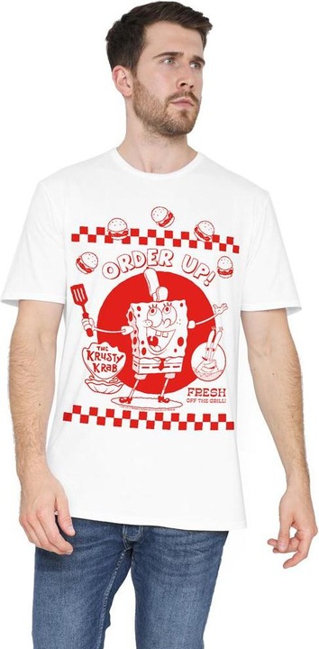 Immagine prodotto Spongebob Squarepants Order Up! Maglietta Uomo (5XL)