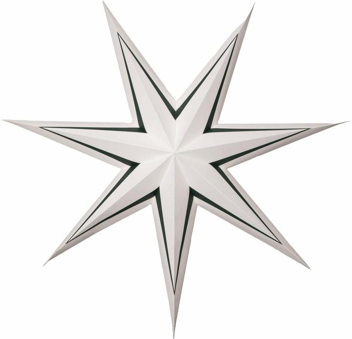 Produktbild Star Trading Stern Paper Star Stripe, Indoor, Weiss