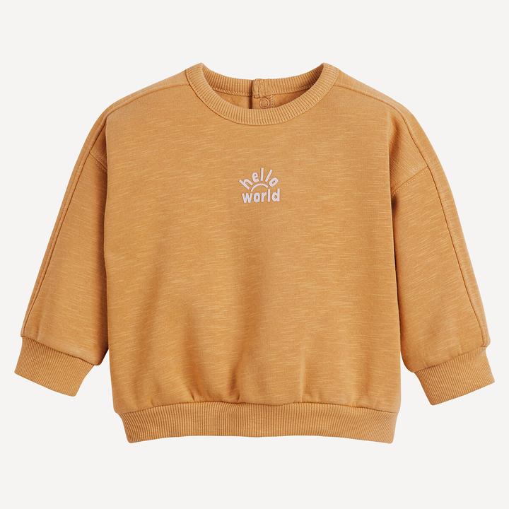 Actual product image La Redoute Collections Sweatshirt mit Rundhalsausschnitt und Druckknopfleiste (68)