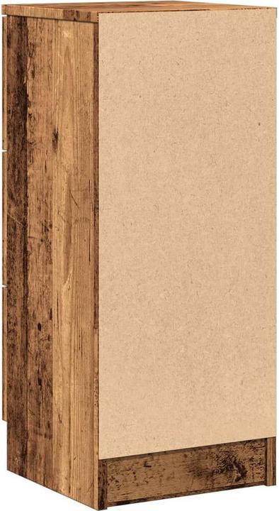 Produktbild vidaXL Sideboard mit Schubladen Kommode Anrichte Beistellschrank Altholz-Optik (30 x 30 x 70 cm)