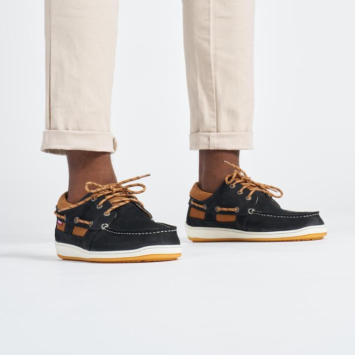 Actual product image Tribord Segelschuhe Herren Leder - Clipper schwarz (40)