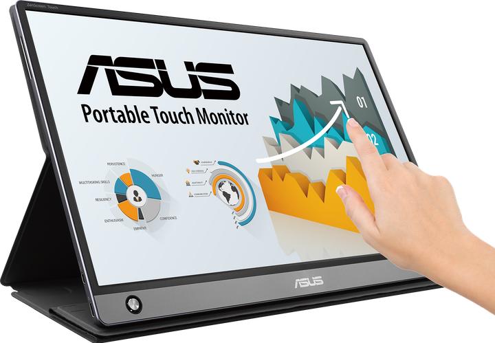 Actual product image ASUS ZenScreen Touch MB16AMT (1920 x 1080 pixels, 16")