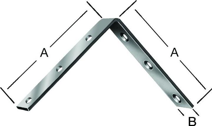 Actual product image Pferd Werkzeuge Vormann chair angle strong 150X25 mm galvanised. (1 pcs.)