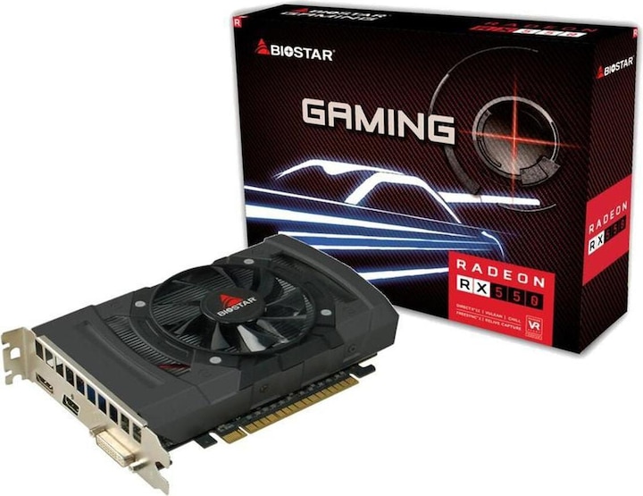 Image du produit Biostar Radeon RX550 AMD Radeon RX 550 GDDR5 (4 Go)