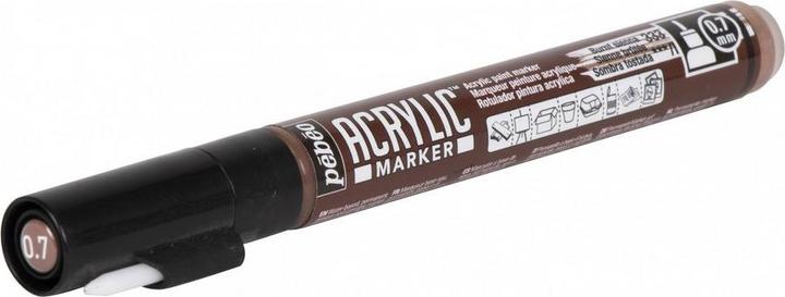 Produktbild Pebeo Acrylic Marker Extra Dünn Rundspitze 0,7mm (Gebrannte siena, 0.70 mm)