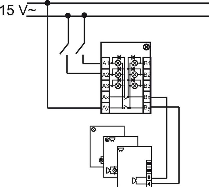 Actual product image Busch-Jaeger Control indicator insert 6-fold 2CKA001582A0341