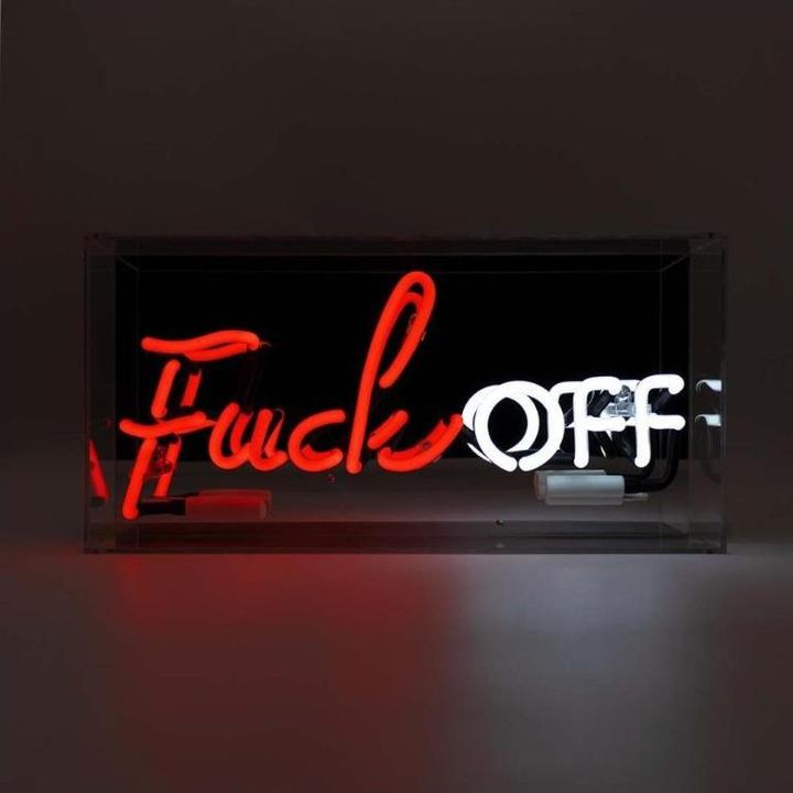 Locomocean Acryl-Box Neon - F*ck Off