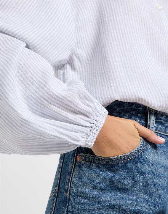 Image du produit Lee Leinenhemd Blouse With Tie Front (M)