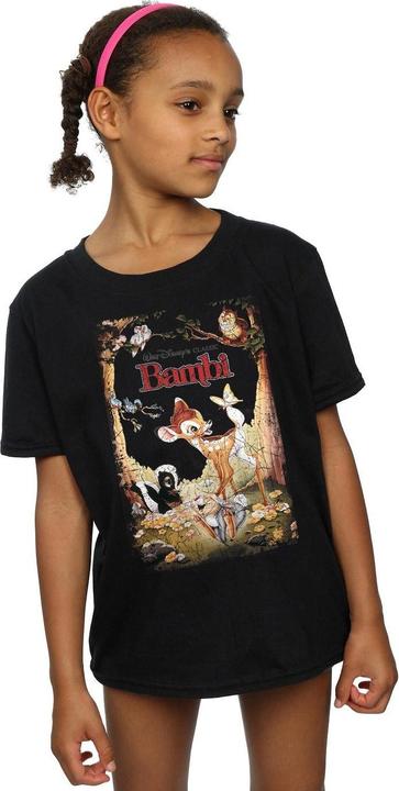 Immagine prodotto Disney Bambi Retro Poster Maglietta Ragazze (152, 158)