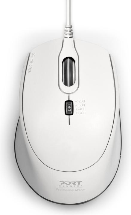 Actual product image Port Designs 900712 Mouse Ambidextrous USB Type-A 3600 DPI (Cable)