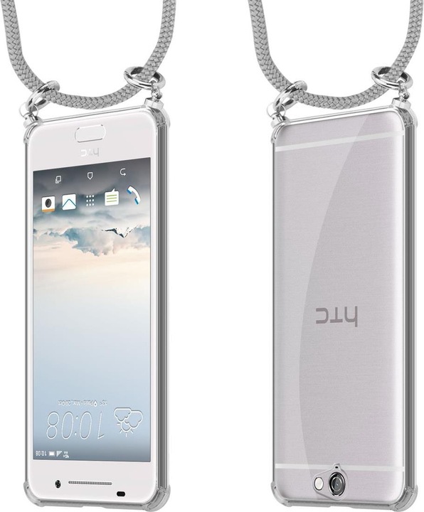 Produktbild Cadorabo TPU Handy Kette SILBER Cover