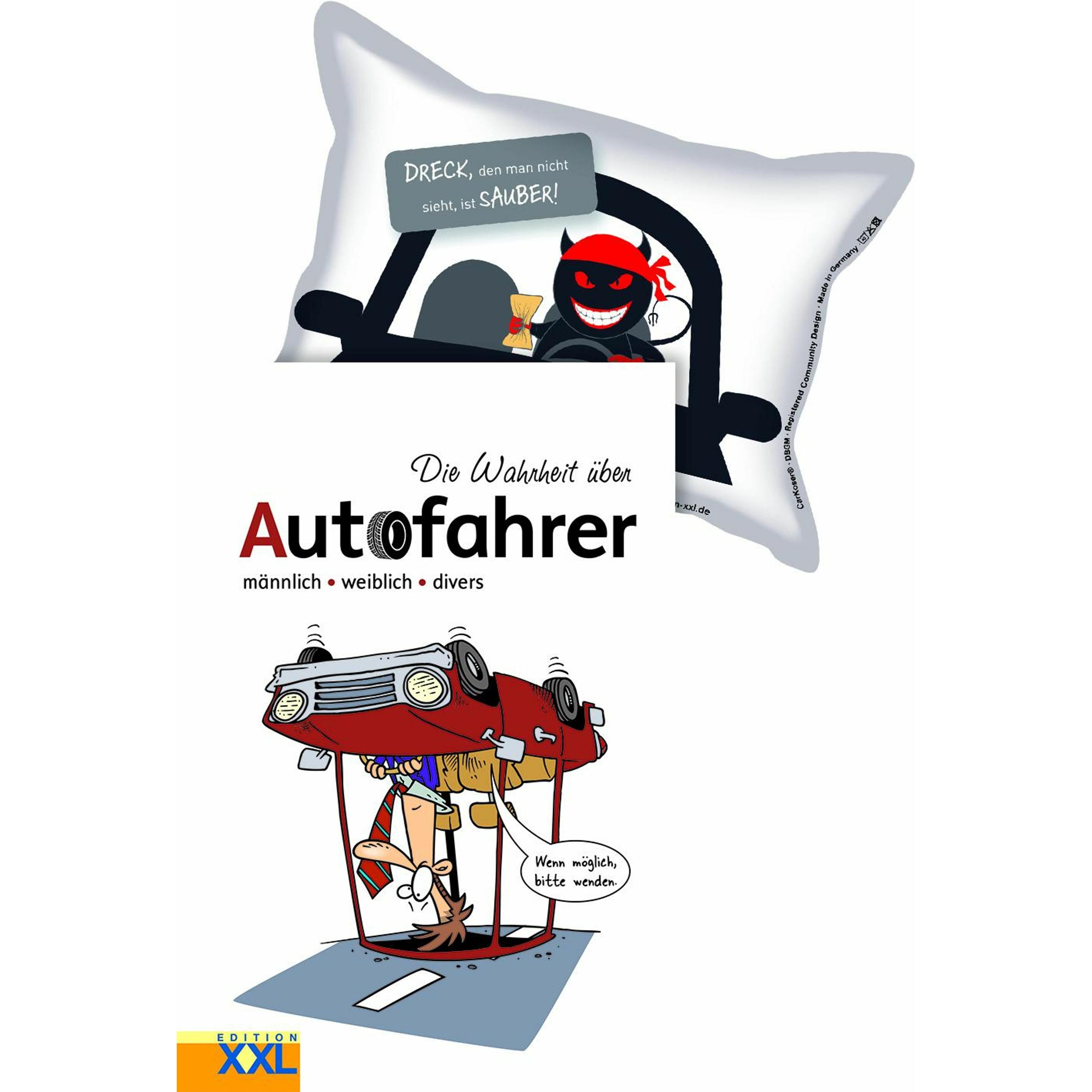 Die Wahrheit über Autofahrer (Buch) mit Scheibenschwamm, Belletristik